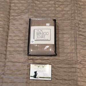 NWT BedVoyage Bamboo Euro Sham